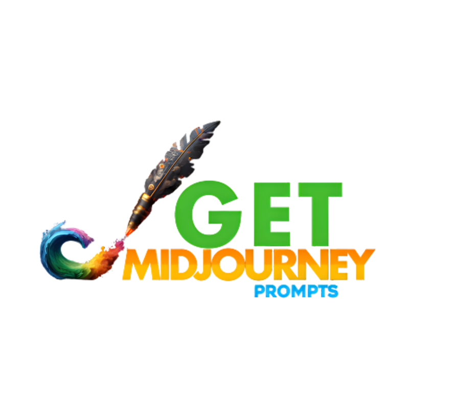 GetMidjourneyPrompts Logo - AI Prompt Assistant and Tutorials